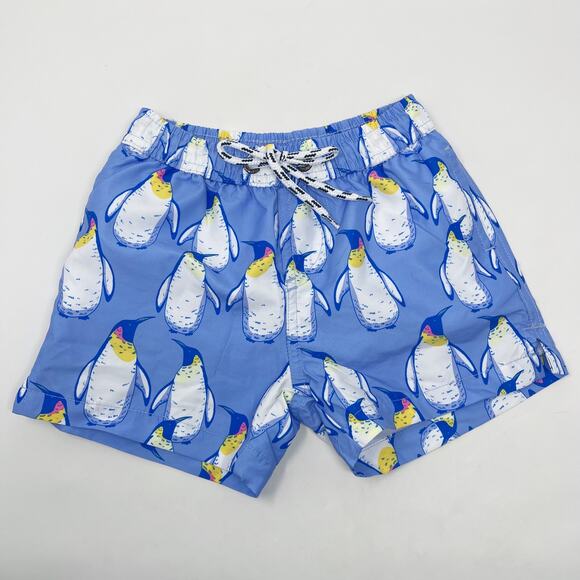 Boys Size 2-3T Bundle of Swim Trunks CK Bradley Paisley Red Snapper Rock Penguin - Picture 4 of 16